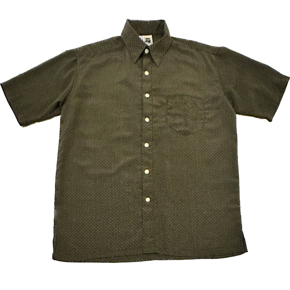 Kennington California Button Down Shirt - 100% Polyester (Size Medium)